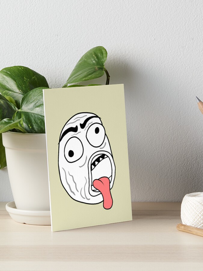 Troll face, funny and unique meme design. | Sticker