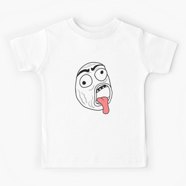 sad troll face Kids T-Shirt for Sale by dedi puryono