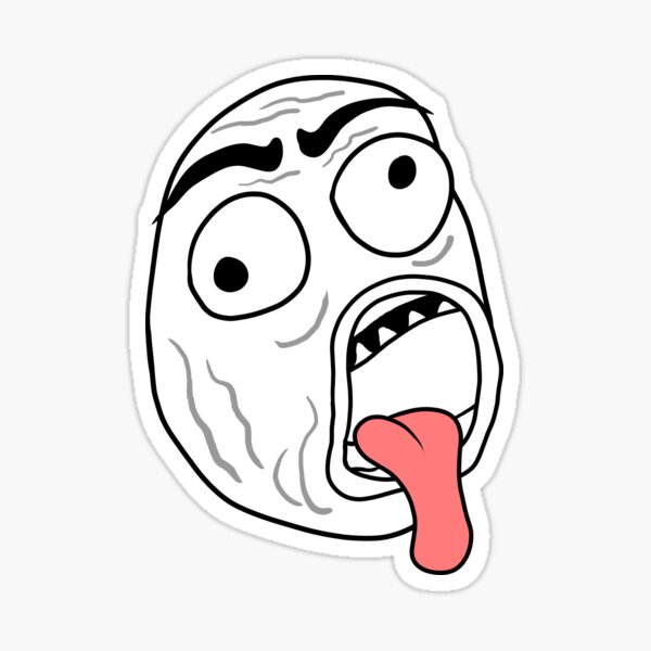 Troll Face Sus Sticker - Troll face sus - Discover & Share GIFs