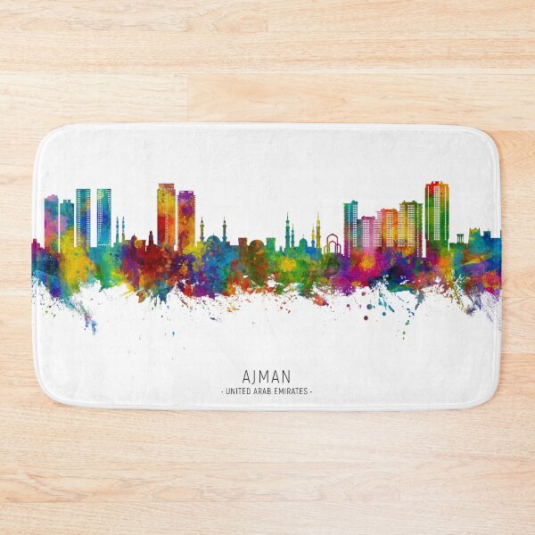 Item preview, Ajman Skyline designed and sold by ArtPrints.