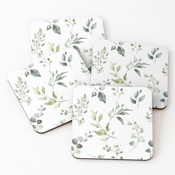 Item preview, Eucalyptus greenery print designed and sold by hsiangyc.