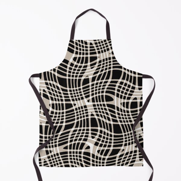 Item preview, Modern Wavy Plaid - Black and Tan designed and sold by Michelebuttons.