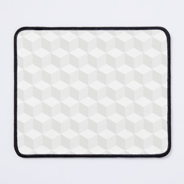 Item preview, White Geometric Cube Pattern designed and sold by TeeMonsters.