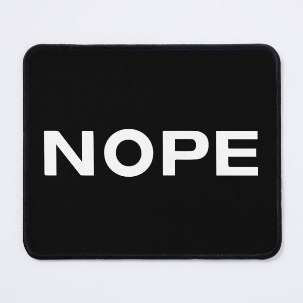 Item preview, NOPE - Movie - White designed and sold by BubbleManShop.