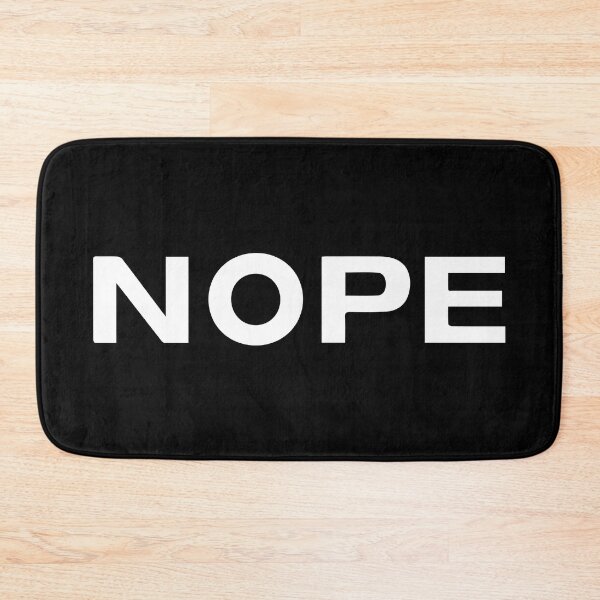 Item preview, NOPE - Movie - White designed and sold by BubbleManShop.