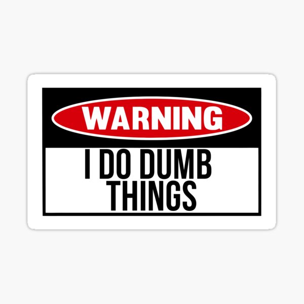 Funny Warning Stickers 03 - Pro Sport Stickers