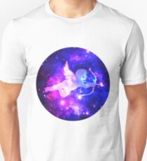 Happy Space Cupid Love Theme Unisex T-Shirt