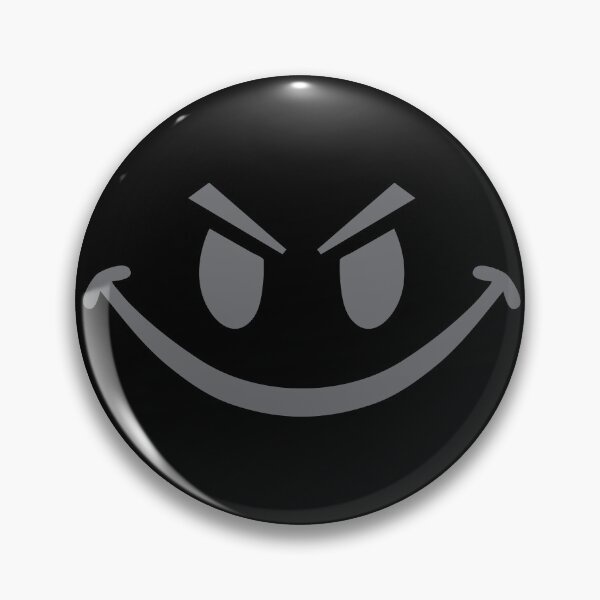 Item preview, Gray Evil Smiley designed and sold by mstiv.