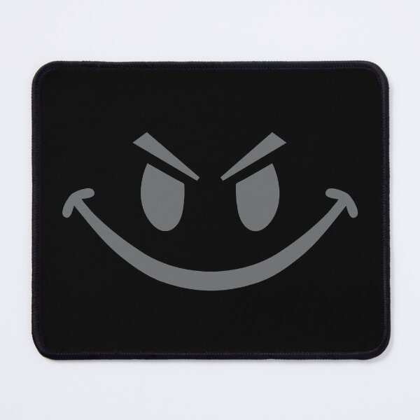 Item preview, Gray Evil Smiley designed and sold by mstiv.