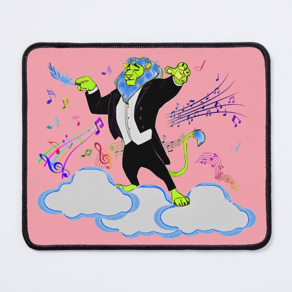 Item preview, Musical Leo Lion Conducting Music with a Feather designed and sold by captainpeter.