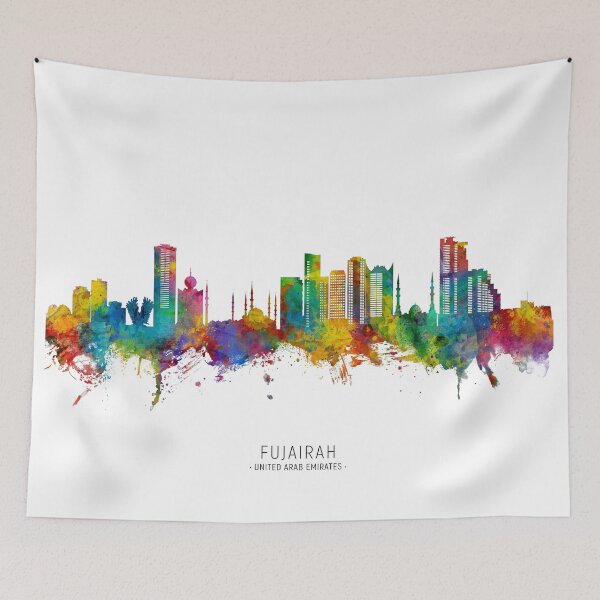 Item preview, Fujairah Skyline designed and sold by ArtPrints.