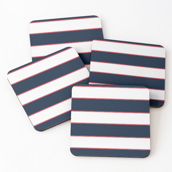 Item preview, Navy Blue, White, & Red Nautical Sailor Stripes designed and sold by newburyboutique.
