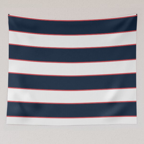 Item preview, Navy Blue, White, & Red Nautical Sailor Stripes designed and sold by newburyboutique.