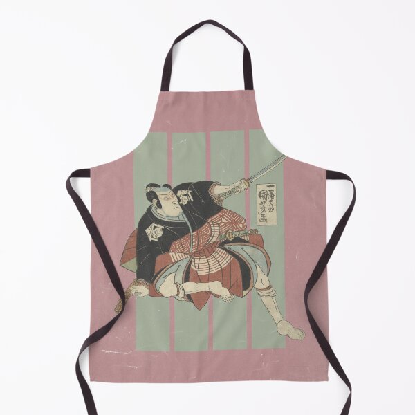 Item preview, Vintage Kabuki Warrior With Sword 1800s Japanese Art designed and sold by knightsydesign.