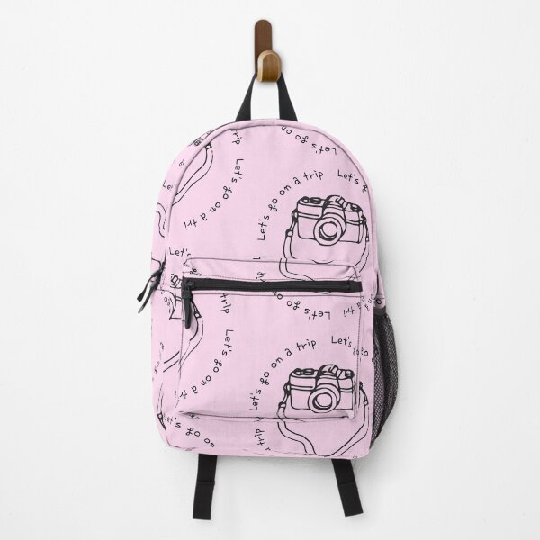 Item preview, Lets go on a trip,camera,pink designed and sold by zzzozzo.