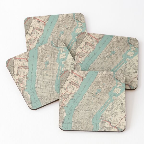 Item preview, Vintage Map of New York City (1890) designed and sold by oladionn.