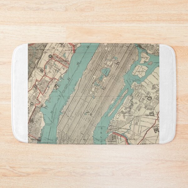 Item preview, Vintage Map of New York City (1890) designed and sold by oladionn.