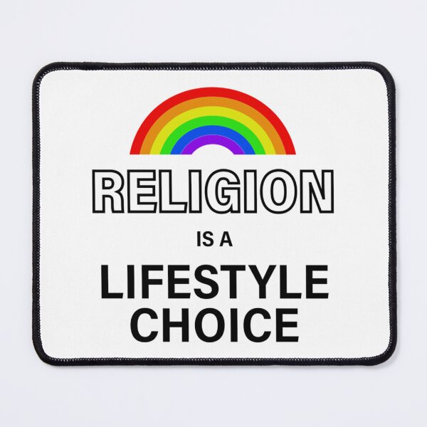 Item preview, Rainbow Religion is a Lifestyle Choice    designed and sold by BurstGifts1.