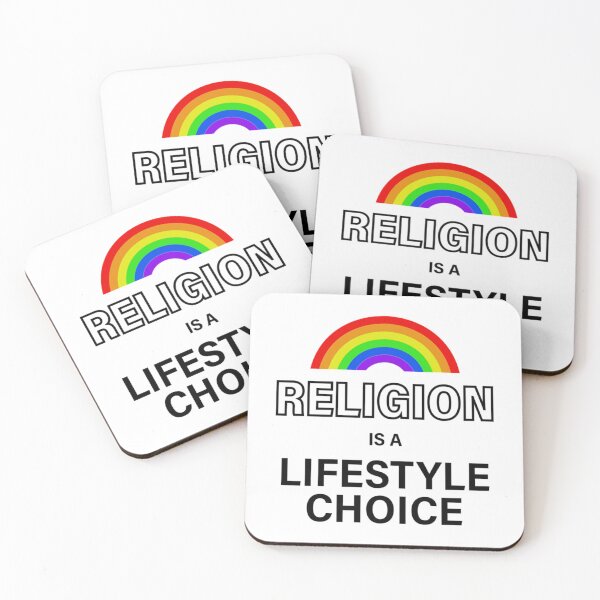 Item preview, Rainbow Religion is a Lifestyle Choice    designed and sold by BurstGifts1.