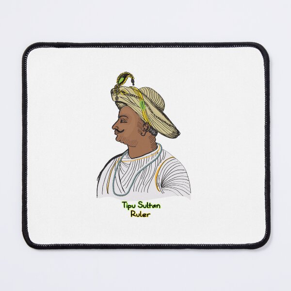 Item preview, Tipu Sultan Ruler t-shirt | Tipu Sultan Ruler portrait painting designed and sold by KARTICK DUTTA.
