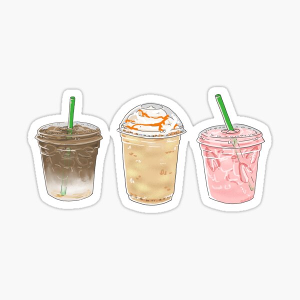 Starbucks mocha drink Sticker for Sale by ChalizeS