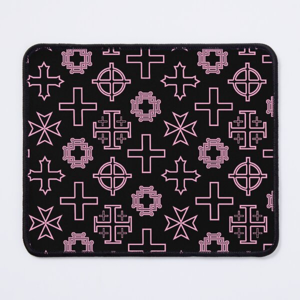 Item preview, Cross Collection II - Pastel Pink on Black designed and sold by TheFrostedDonut.