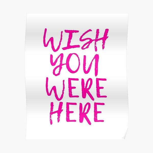 &ldquo;W I S H " Poster for Sale by creativejawns | Redbubble