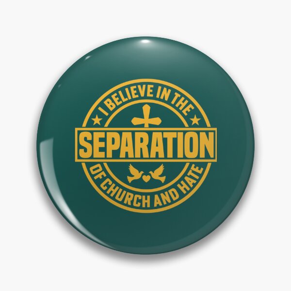 Item preview, Separation of Church and Hate - Stamp - On Dark    designed and sold by BurstGifts1.