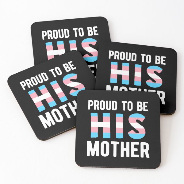 Item preview, Proud To Be His Mother Trans Mom Transgender Mother Transman Support LGBTQ designed and sold by HaaChris-Artis.