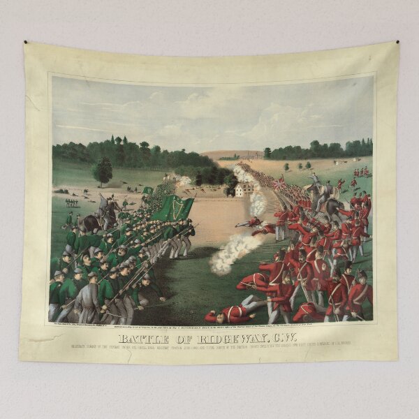 Item preview, Battle of Ridgeway (c1869) designed and sold by allhistory.
