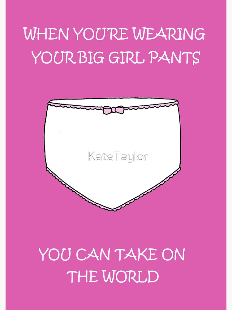 August 5th National Underwear Day Pink Panties | Sticker