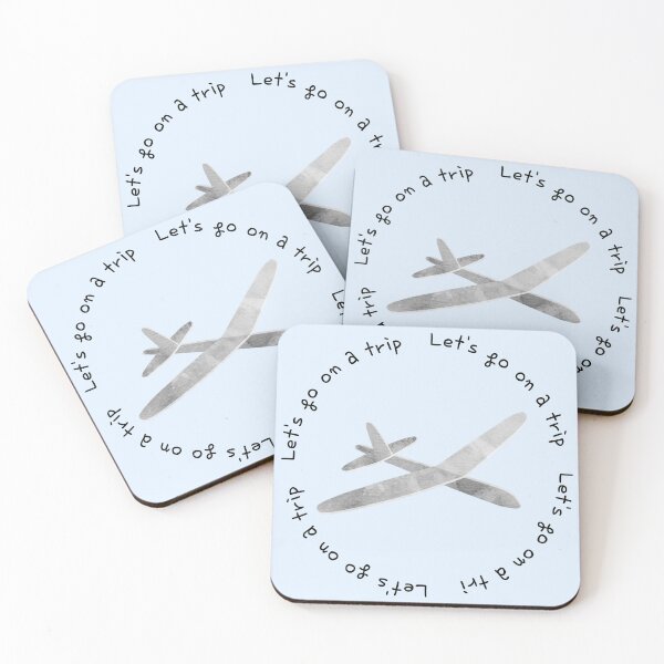 Item preview, Lets go on a trip,airplane,blue designed and sold by zzzozzo.