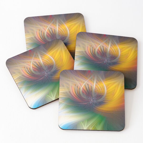 Item preview, Abstract Multicolour Twirl Art designed and sold by Shafiq Khan.