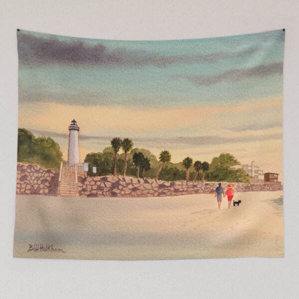 Item preview, St Simons Island Lighthouse And Neptune Beach Georgia designed and sold by William Holkham.