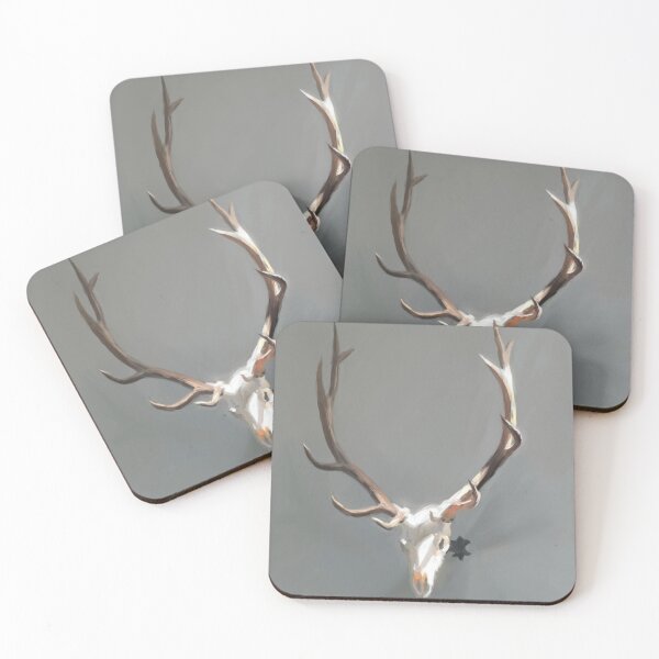 Item preview, Elk Skull drawing designed and sold by ellabarlow.