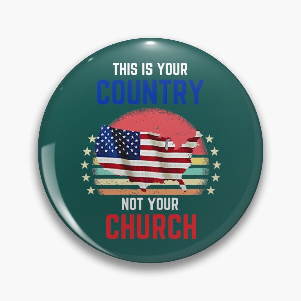 Item preview, Political Protest This Is Your Country Not Your Church   designed and sold by BurstGifts1.