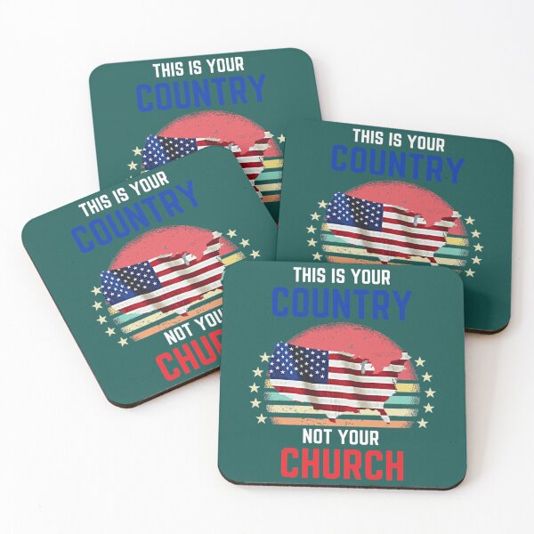 Item preview, Political Protest This Is Your Country Not Your Church   designed and sold by BurstGifts1.