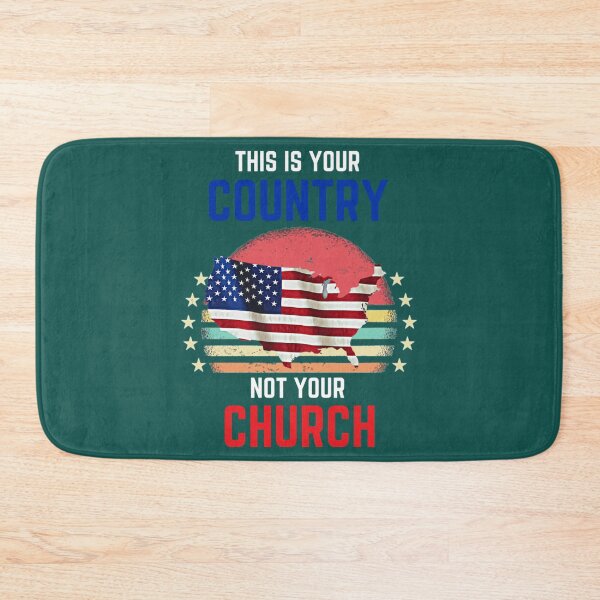 Item preview, Political Protest This Is Your Country Not Your Church   designed and sold by BurstGifts1.