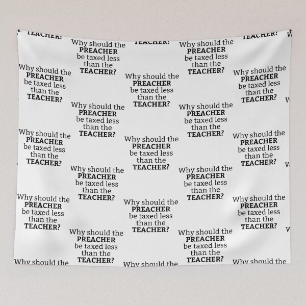 Item preview, Preacher Teacher Taxes   designed and sold by BurstGifts1.