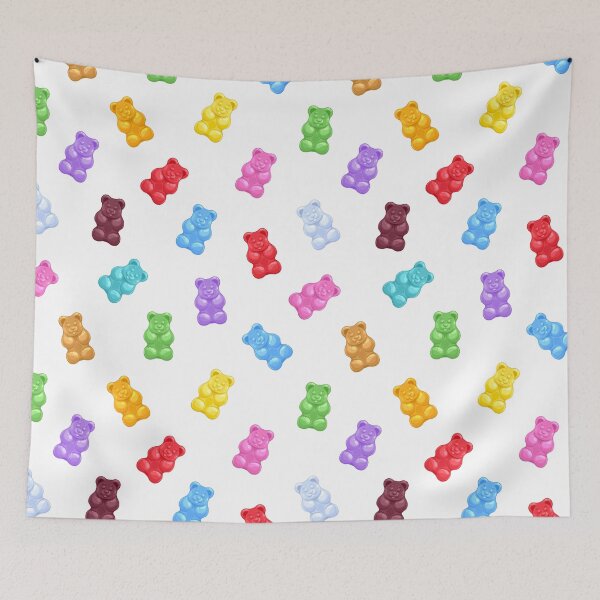 Item preview, Rainbow Gummy Bears Candy designed and sold by newburyboutique.