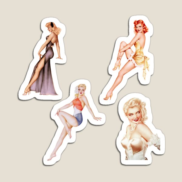 Item preview, Xzendor7 Photo Restoration Alberto Vargas Pinup Girl Sticker Pack Set 04 designed and sold by Xzendor7 Digital Art Creations.