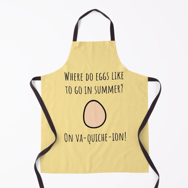 Item preview, Va-quiche-ion Humorous Summer Egg Pun designed and sold by CheesyPetDesign.