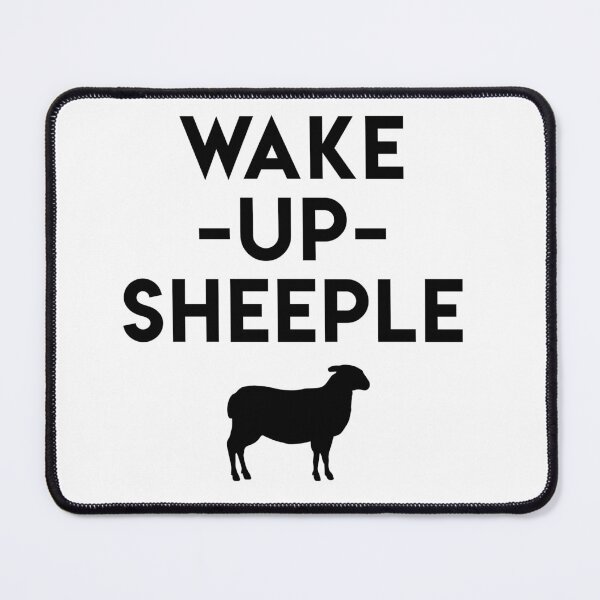 Item preview, Wake Up Sheeple - Funny Political Social Gift designed and sold by phassystore.