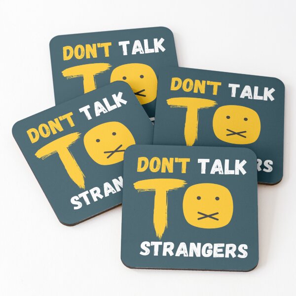 Item preview, Funny Sarcastic Humor Don_t Talk To Strangers Safety Education Kids   designed and sold by Anitacrooks88.