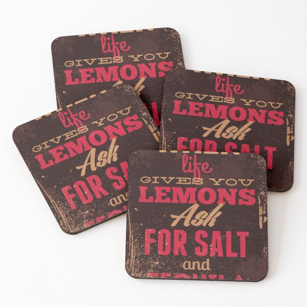 Item preview, when life gives you lemons, ask for salt and tequila designed and sold by Uzma Mahyudin.