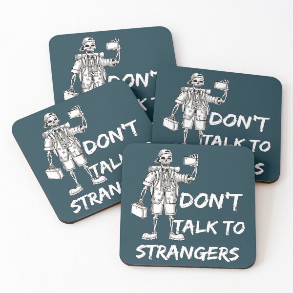 Item preview, dont talk to strangers        designed and sold by Anitacrooks88.