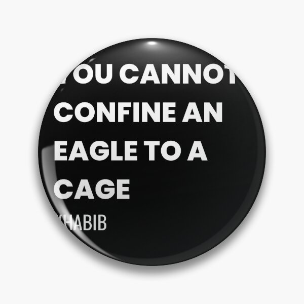 Item preview, You Cannot Confine An Eagle To A Cage, Khabib(Inspirational Quote) designed and sold by Jalib.