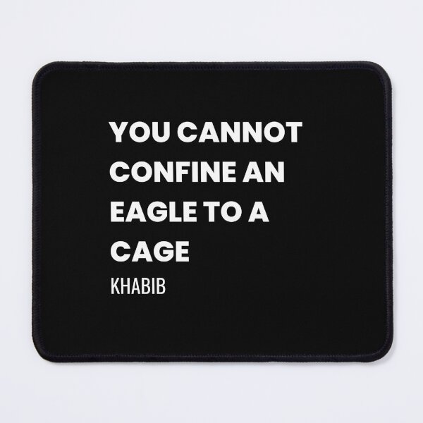 Item preview, You Cannot Confine An Eagle To A Cage, Khabib(Inspirational Quote) designed and sold by Jalib.