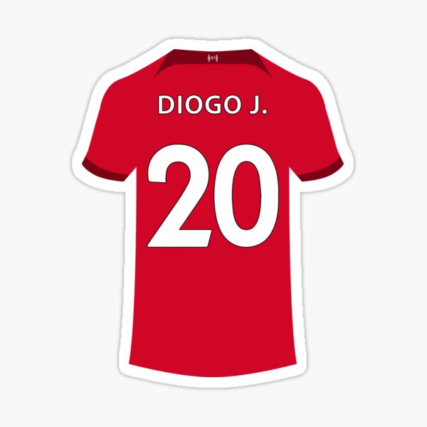 Artikel-Vorschau von Diogo Jota - Liverpool 22, designt und verkauft von On Target Sports.