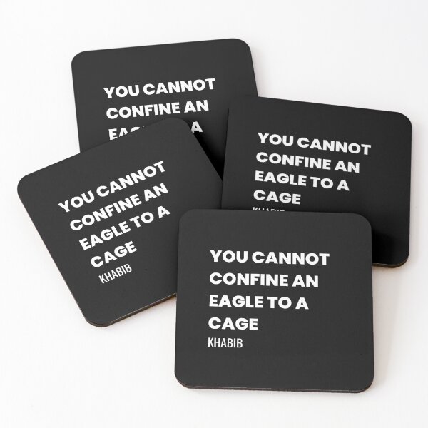 Item preview, You Cannot Confine An Eagle To A Cage, Khabib(Inspirational Quote) designed and sold by Jalib.